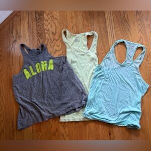 Small Women's Tank Tops - Gray, Light Green, Aqua